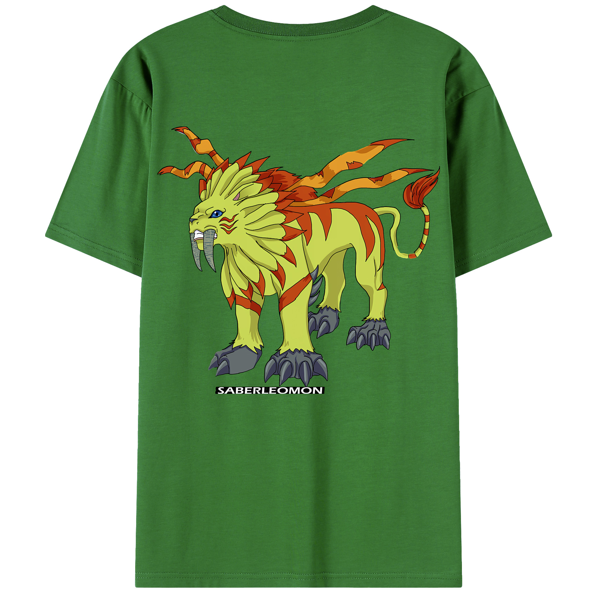 （画像用） Digimon デジタルモンスター/デジモン レディース半袖Tシャツ(バックプリント)